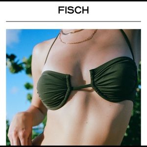 Fisch Olive Green Bikini Top 🌊